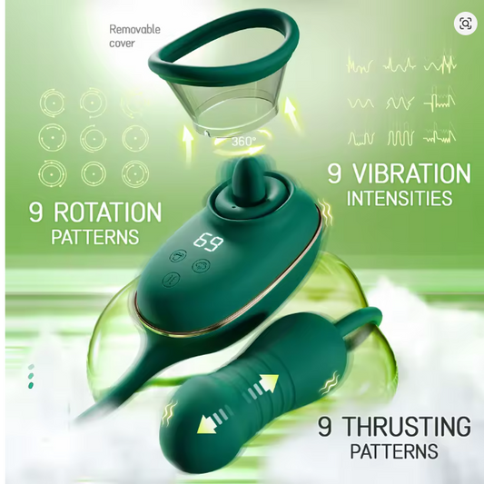 3 in 1 Vacuum Licking Vibrator for Women G Spot Massager Clitoris Stimulator Nipple Sucker Thrusting Dildo Sex Toys for Adult3 in 1 Vacuum Licking Vibrator for Women G Spot Massager Clitoris Stimulator Nipple Sucker Thrusting Dildo Sex Toys for Adult