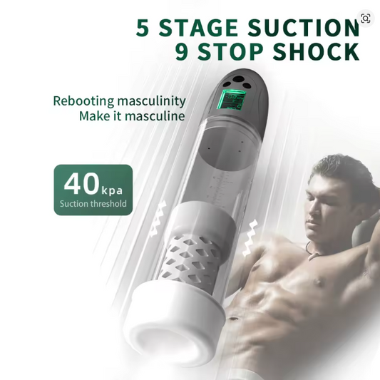 Automatic Penis Pump - Enhanced Erections Rechargeable Vacuum Penis Dick Cock Pump Enlarger Pump Improved Erection Quality