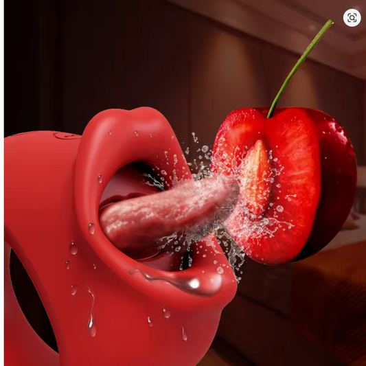 Tongue Licking Sucking Vibrator Adult Sex Toys for Women Mouth Vibrators Anal Clit Nipple Vibration Stimulator Masturbation Tool