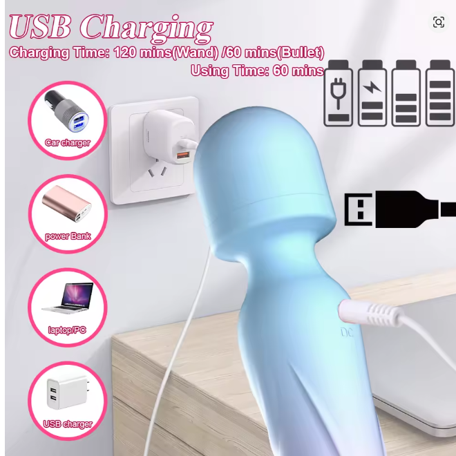 3 IN 1 Mode Dildos Vibrator AV Sex Machine Magic Wand Clitoris G Spot Stimulator Female Vagina Massager Woman Adults Sex Toy 18+